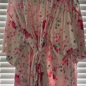 3 Icing Pink Floral Robes